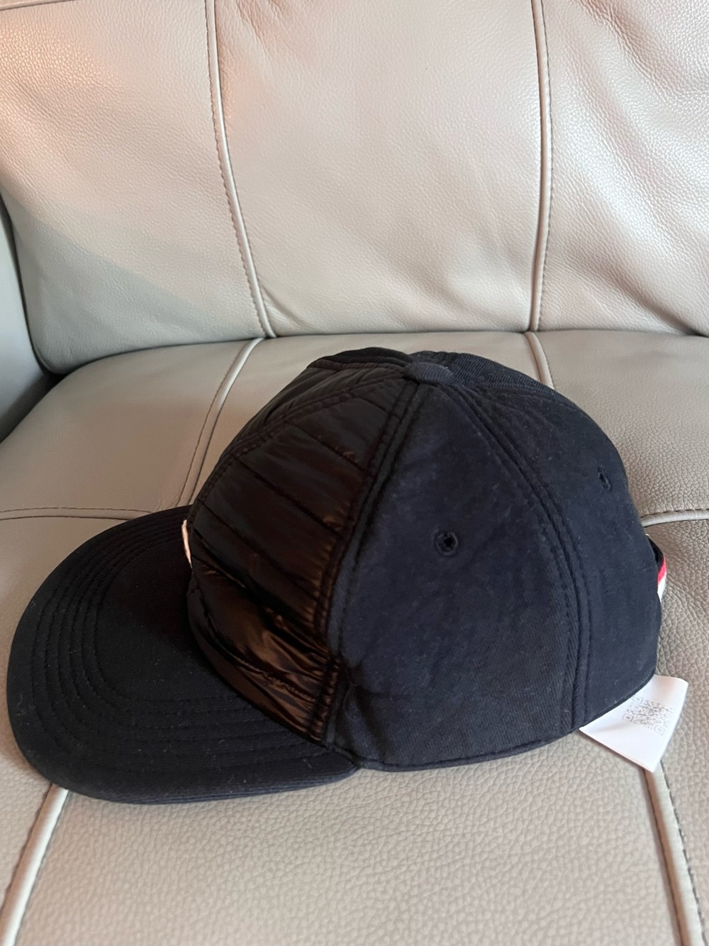 Moncler Baseball Berretto Cap Men's Hat Adjustable Black - Picture 4 of 17